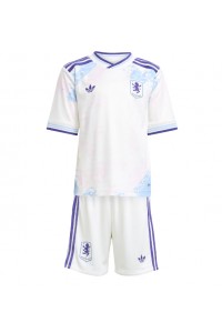 Fotbalové Dres Aston Villa Dětské Třetí Oblečení 2025-26 Krátký Rukáv (+ trenýrky)